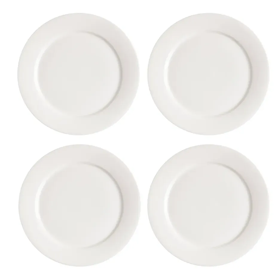 Kalk klein bord 21 cm 4-pak, wit