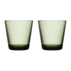 Kartio drinkglazen 21 cl 2-pack, Dennengroen