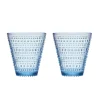 Kastehelmi glas 30 cl, 2-pack, aqua (blauw)