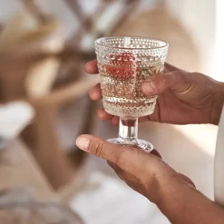Kastehelmi glas op voet 26cl 2-pack, Klaar