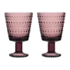 Kastehelmi glas op voet 26cl 2-pack, Heide