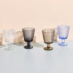 Kastehelmi glas op voet 26cl 2-pack, Linnen