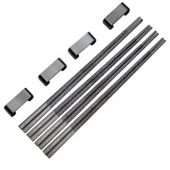 Kito Chopsticks eetstokjes 4-pack, Zwart