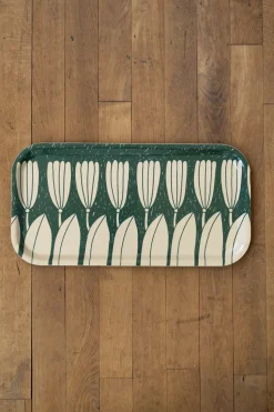 Krokus dienblad 22x43 cm, Groen