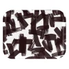 Kryss dienblad 28x36 cm, Black-white