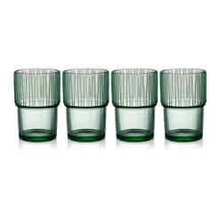 Kusintha caféglas 38 cl 4-pack, Green
