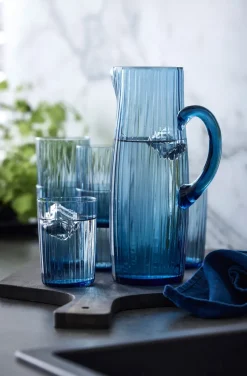 Kusintha waterglas 28 cl 4-pack, Blauw