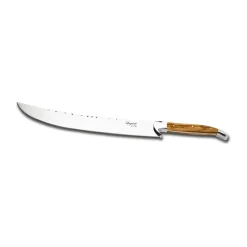 Laguiole By Hâws champagnesabel 27 cm, Olijfhout-roestvrij staal