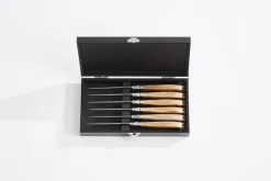 Laguiole By Hâws grillvork 6-pack, Olijf