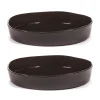 La Mère diep bord M Ø23 cm 2-pack, Dark brown