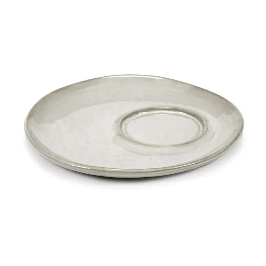 La Mère schotel voor espresso kop Ø11 cm 2-pack, Off white