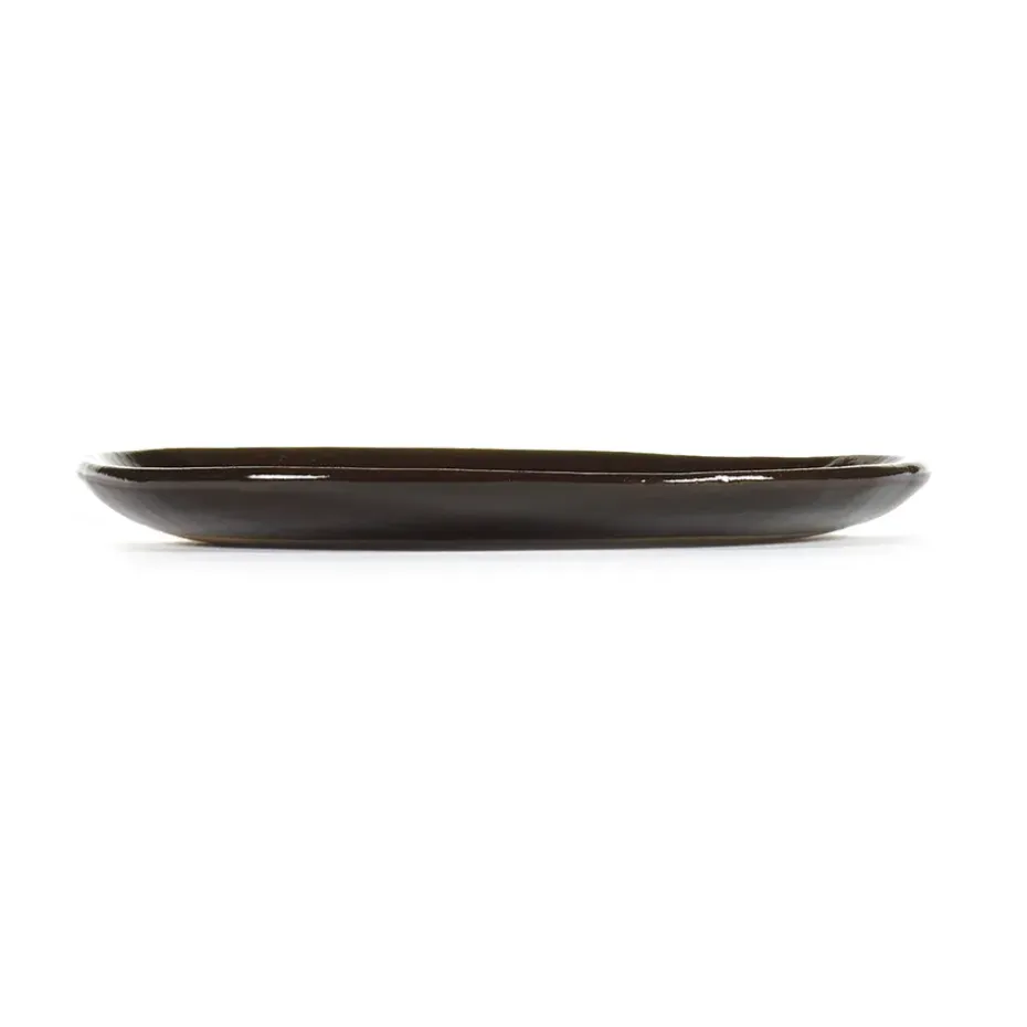 La Mère schotel voor espresso kop Ø11 cm 2-pack, Dark brown