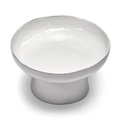 La Mère serveerschaal op voet Ø31 cm, Off white