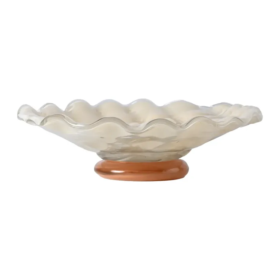 Laranne schaal, Gebroken wit, Ø20 cm