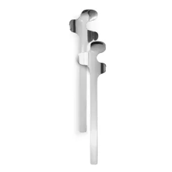 Leaf saladebestek, Polished Steel