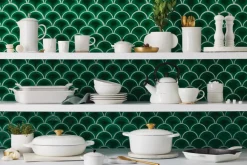 Le Creuset fluitketel Kone, White
