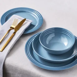 Le Creuset Signature bord 22 cm, Chambray