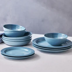 Le Creuset Signature bord 22 cm, Chambray