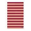 Leya stripe tafelkleed 150x250 cm, Rood-roze