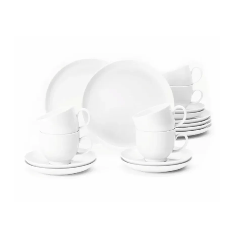 Lido koffieservies 18-delig, Wit