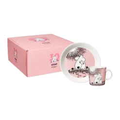 Liefde 30 jaar Moominmok & bord, 2 delen