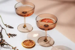 Like champagneglas coupe 10 cl 2-pack, Clay