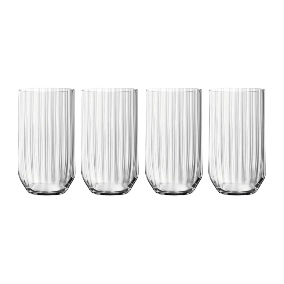 Linear long drink glas 44,5 cl 4-pack, Helder