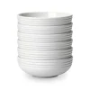 Lines kom Ø16 cm 6-pack, wit
