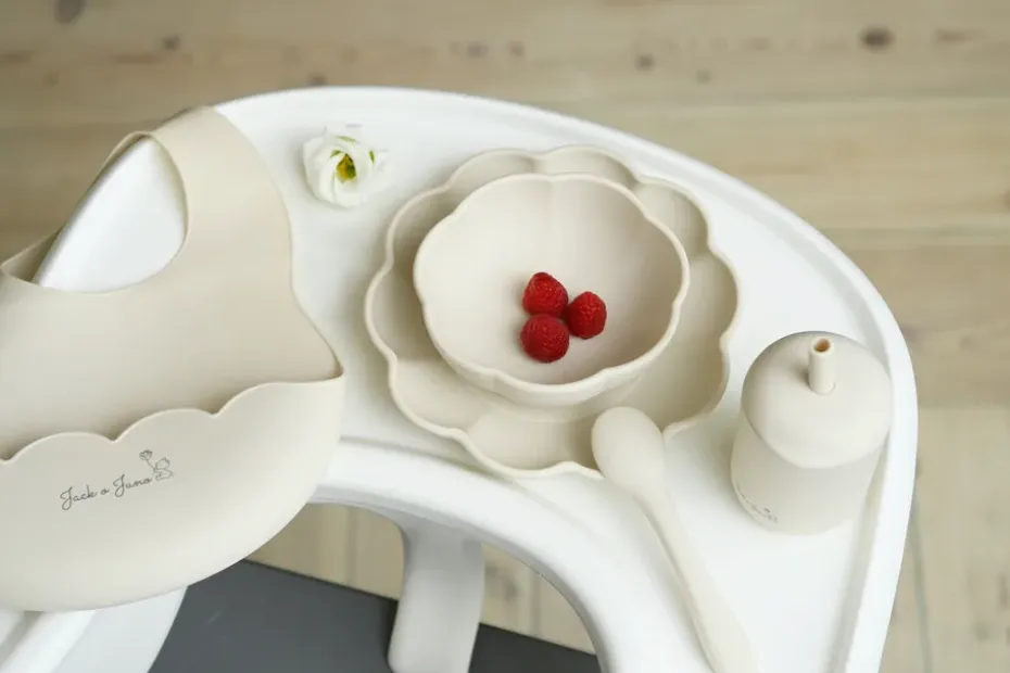 Little Poppy kinderservies 4-delig, Cream
