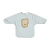 Lobo Lion slabbetje met mouw, Ice blue