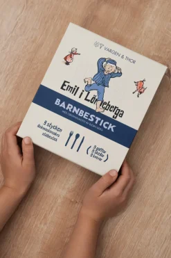 Lupo Emil kinderbestek 9-delig, Zilver