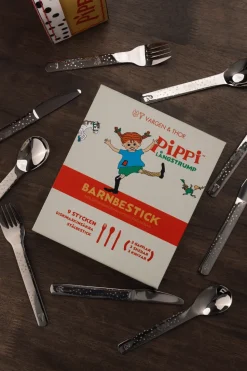 Lupo Pippi kinderbestek 9-delig, Zilver