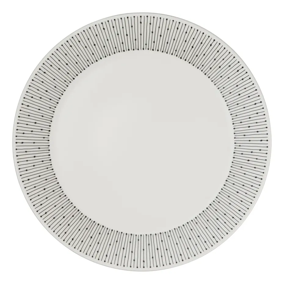 Mainio Sarastus bord Ø25 cm, Zwart-wit