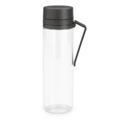 Make & Take waterfles met zeef 0,5 L, Donkergrijs