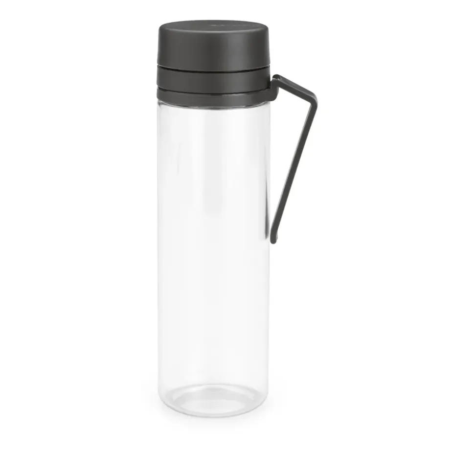 Make & Take waterfles met zeef 0,5 L, Donkergrijs