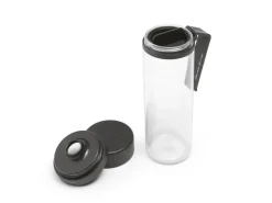Make & Take waterfles met zeef 0,5 L, Donkergrijs