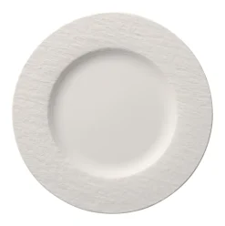Manufacture Rock bord Ø27 cm, Blanc
