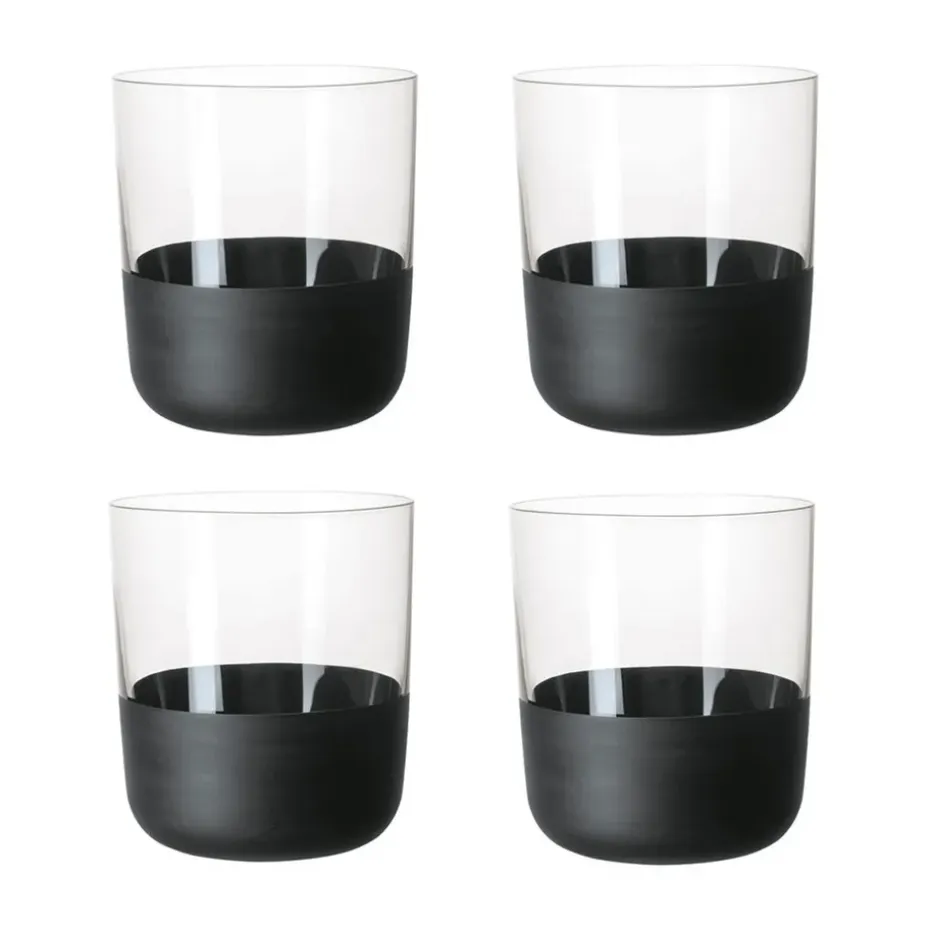 Manufacture Rock Old fashioned glas 25 cl 4-pack, Clear