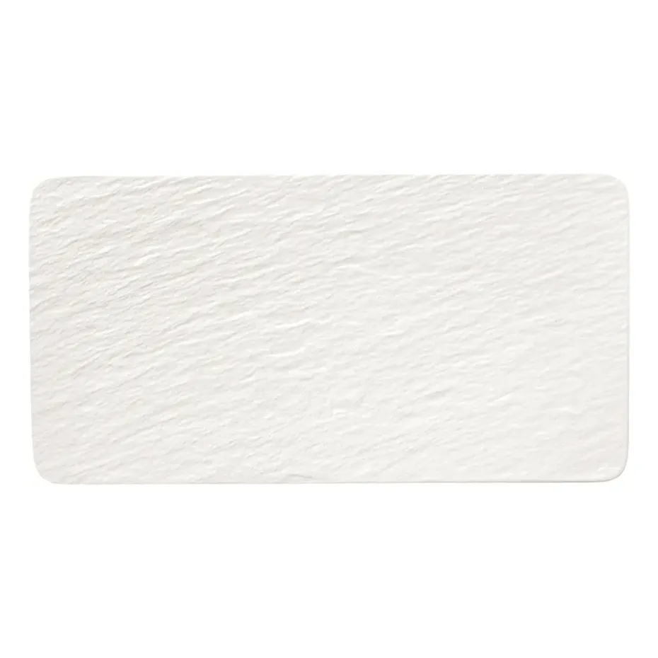 Manufacture Rock serveerschotel 18x35 cm, Blanc