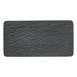Manufacture Rock serveerschotel 18x35 cm, Zwart