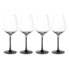 Manufacture Rock wittewijnglas 38 cl 4-pack, Transparant-zwart