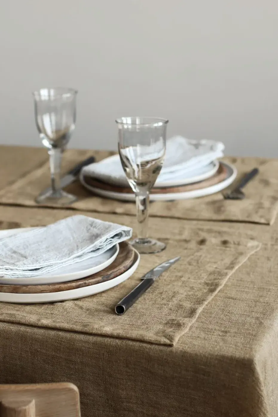Marion placemat linnen 37x50 cm, Pampas