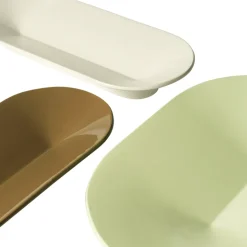 Mere schaal 51,5x21,5 cm, Brown Green