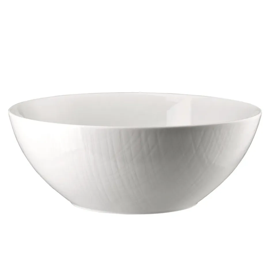 Mesh schaal 24 cm., wit