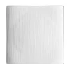 Mesh vierkant bord 22 cm., wit