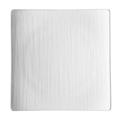 Mesh vierkant bord 22 cm., wit