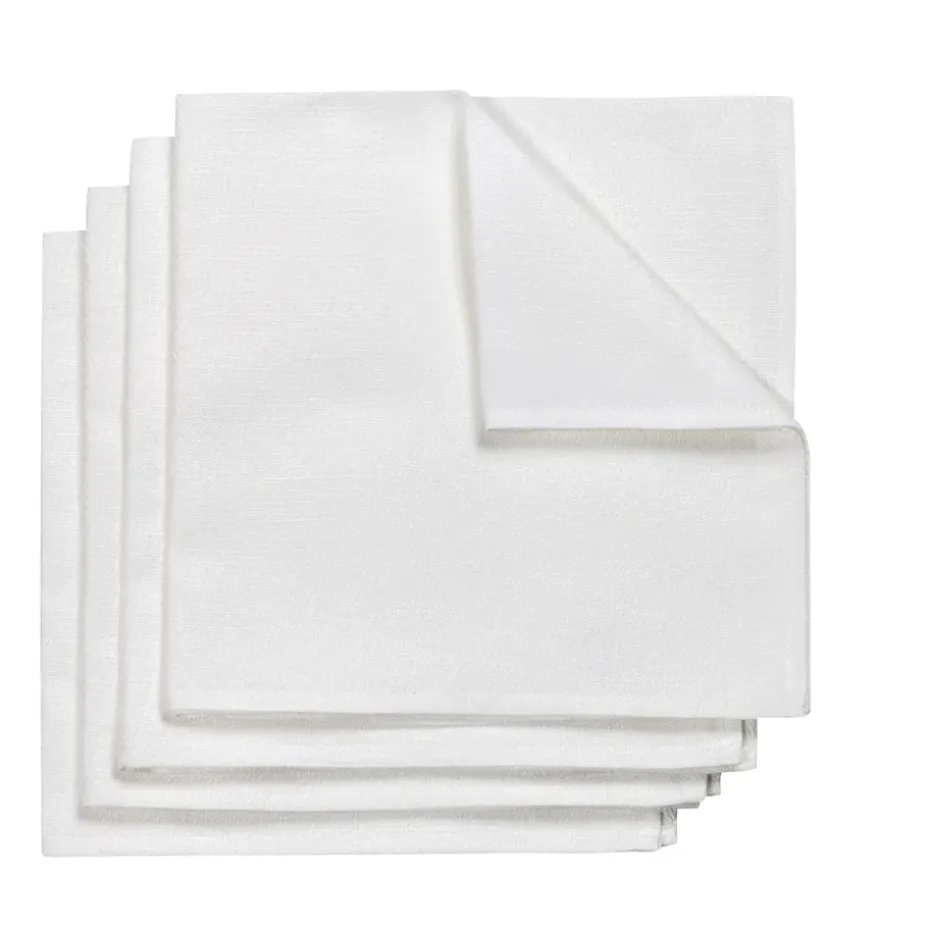 Metric servet 47x47 cm 4-pack, Wit