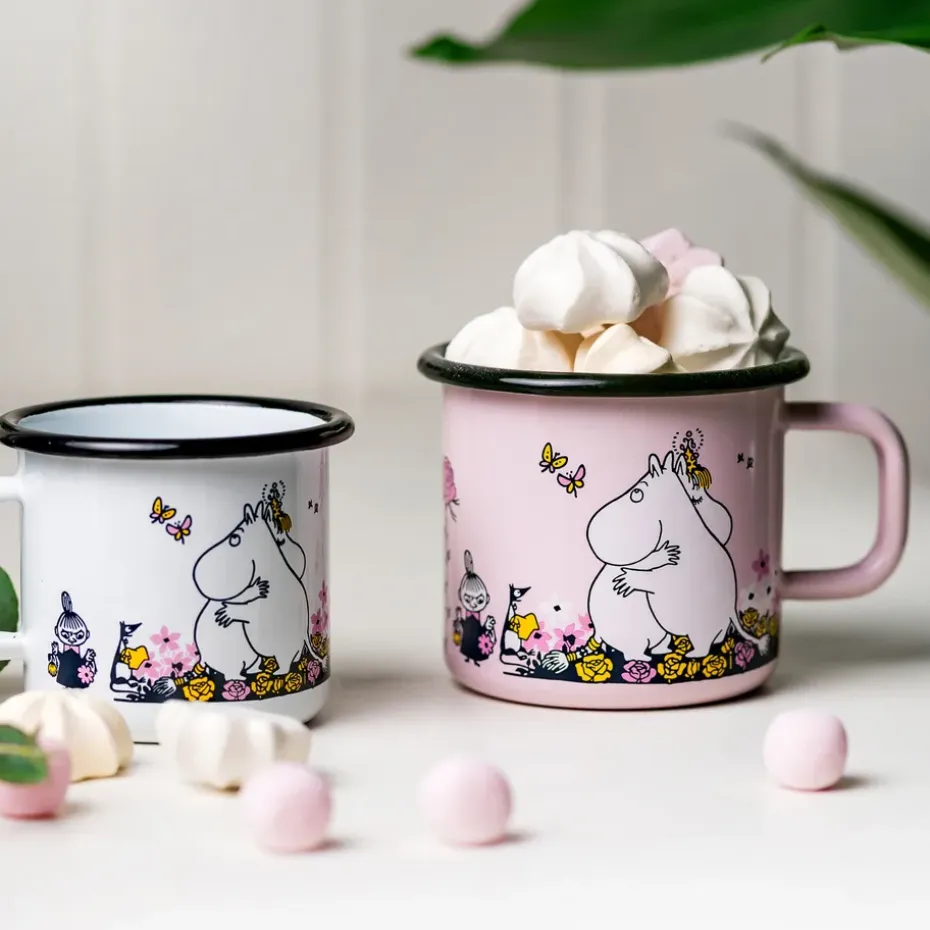 Moemin geëmaileerde mok knuffel 37 cl, Roze