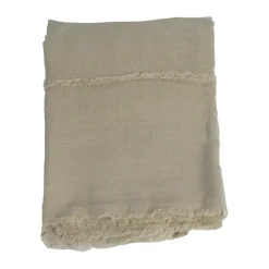 Monique linnen tafelkleed 150x300, Beige