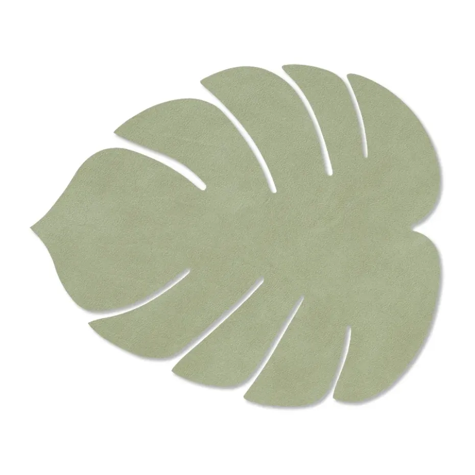 Monstera Leaf Nupo placemat S, Olijfgroen